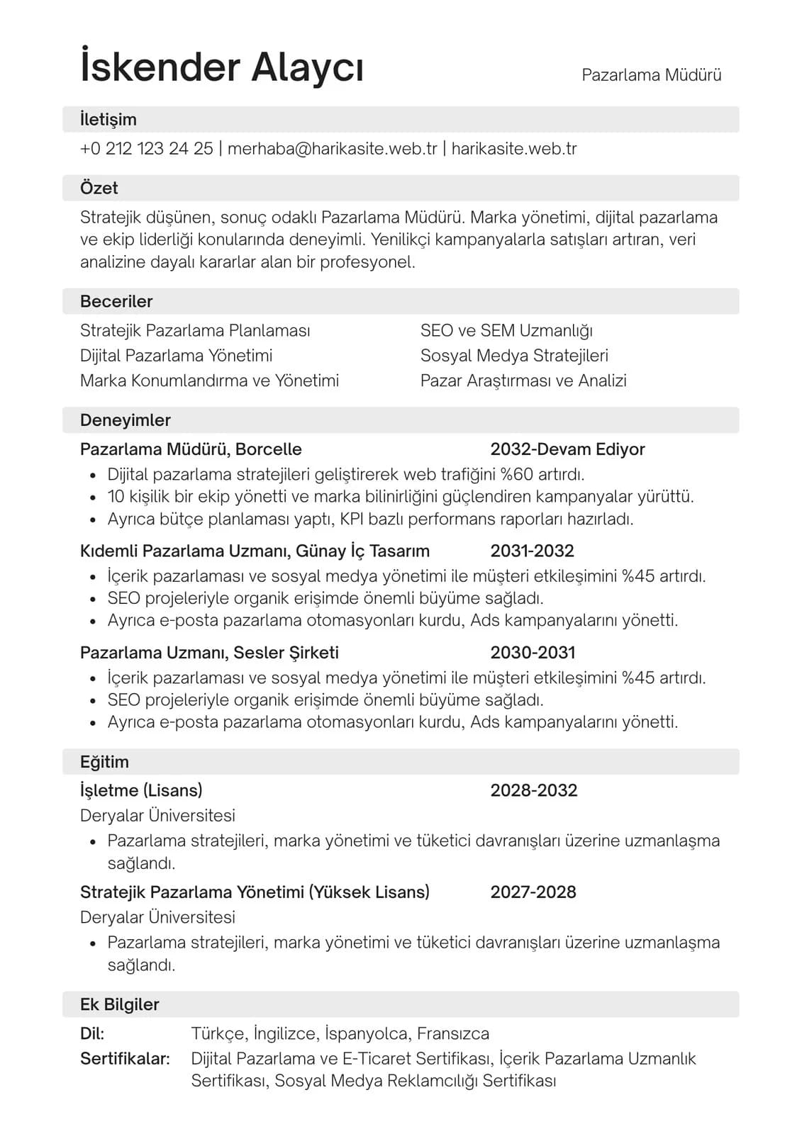 Doğru Cv Nasıl Hazırlanır?